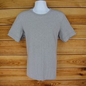 Russell Activewear T-Shirt Dri-Power 360 Mens Size L Gray Heathered Short Sleeve